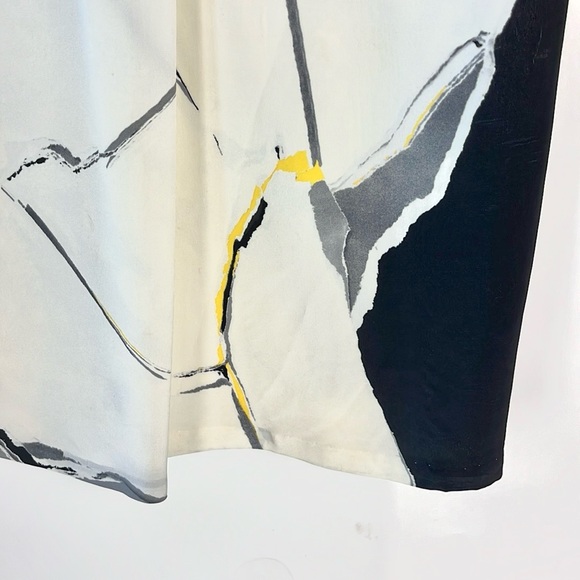 AllSaints Anais Torn Print Sleeveless Shift Dress - Picture 6 of 11